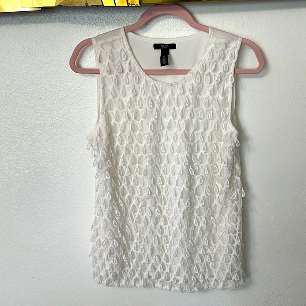 Alfani Lined Sleeveless Blouse